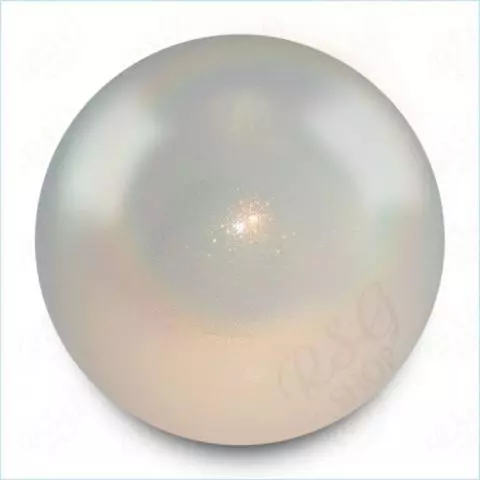 Ball Pastorelli FIG 18cm Glitter HV Bianca Olografica