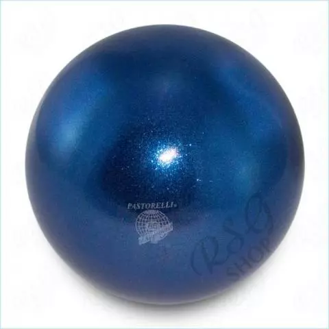 Ball Pastorelli FIG 18cm Glitter HV Blau