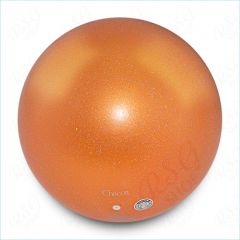 RSG Ball Chacott Prism 18,5cm FIG Wettkampfball Orange Glitter 01424