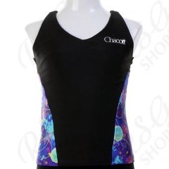 Sleeveless TOP Chacott col. Black x Picture Art. 5010-81000