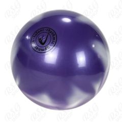 Ball Tuloni 18cm Metallic-Multicolor col. Purple White Art. T0871