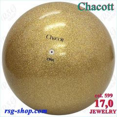 Мяч Chacott Practice Jewelry 17cm col. Gold