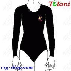 Long Sleeve Training Bodysuit Tuloni with Picture BD02LLC-B Black
