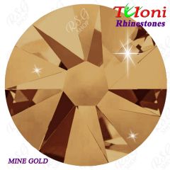 Rhinestones Tuloni col. Mine Gold 1440 pcs. mod. Elite HotFix
