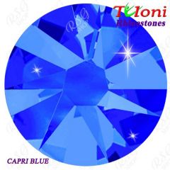 Rhinestones Tuloni col. Capri Blue 1440 pcs. mod. Elite HotFix