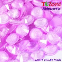Strass Tuloni col. Light Violet Neon 1440 pcs. No HotFix Flat Back