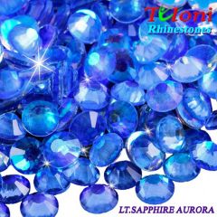 Стразы Tuloni col. Light Sapphire Aurora 1440 pcs. No HotFix