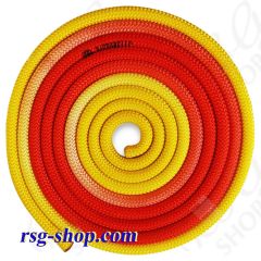  Rope 3m Pastorelli mod. New Orleans col. Yellow-Orange-Red FIG 04263