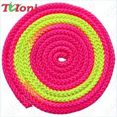 Seil Tuloni Bi-col. Neon Pink-Yellow-Neon Pink Art. T0982