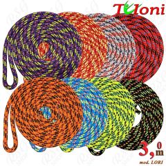 Cuerda de competición Tuloni 3m mod. Lori col. multicolor