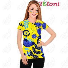T-Shirt Tuloni mod. UA Des. 5 col. Blue-Yellow Art. TSH02-UA05