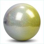 Ball Pastorelli FIG 18cm Glitter HV Silber-Gelb