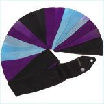 Ruban de GR Pastorelli Gradation FIG Noir-Violet-Celeste
