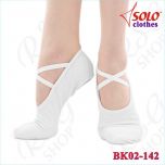 Zapatillas de ballet profesionales de suela partida Solo col. Blanco Art. BK02-142