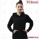 Hooded Sweatshirt Tuloni col. Black Art. SSH001PE-B
