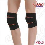 Knee protectors Solo NK4 knited col. Black-Orange NK4.3