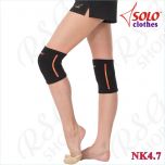 Knee protectors Solo NK4 knited col. Black-Orange NK4.7