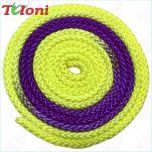 Rope Tuloni Bi-col. Neon Yellow-Viola-Neon Yellow Art. T0983