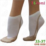 RSG Socks-Half-Shoes Tuloni Logo One-Size 33-37 col. White Art. THS1096-W