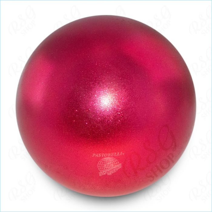 Ball Pastorelli FIG 18cm Glitter HV Strawberry