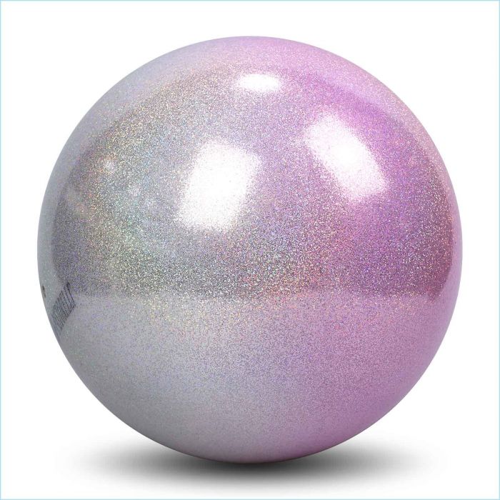 Ball Pastorelli FIG 18cm Silver-Pink Glitter HV