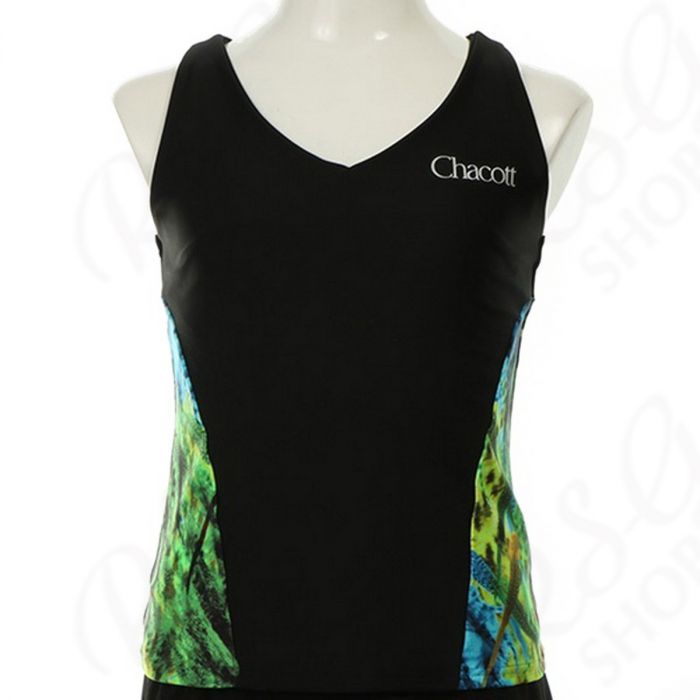 Sleeveless TOP Chacott col. Black x Picture Art. 5013-81000