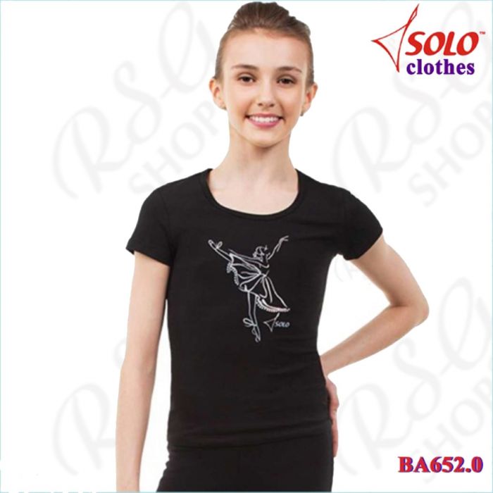 T-Shirt Solo col. Black BA652.0