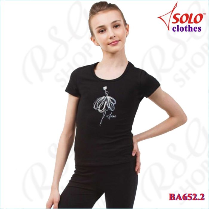 T-Shirt Solo col. Black BA652.2