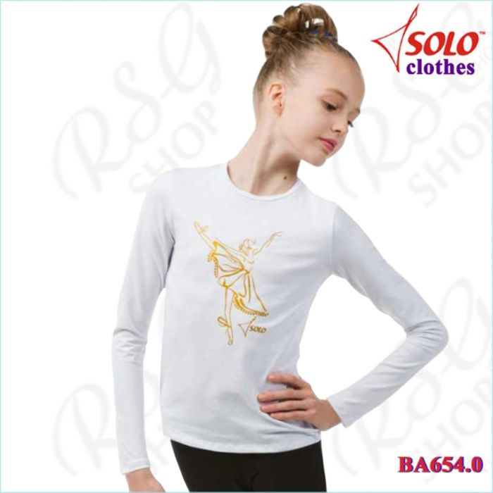 Camiseta Solo col. White BA654.0