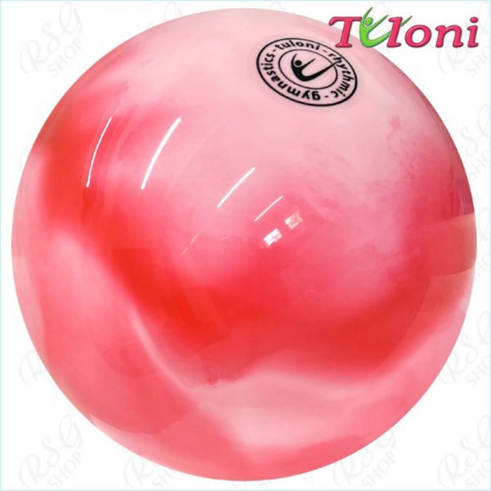 Мяч 18 см Metallic-Multicolor цв. Pink-Red Art. T0109