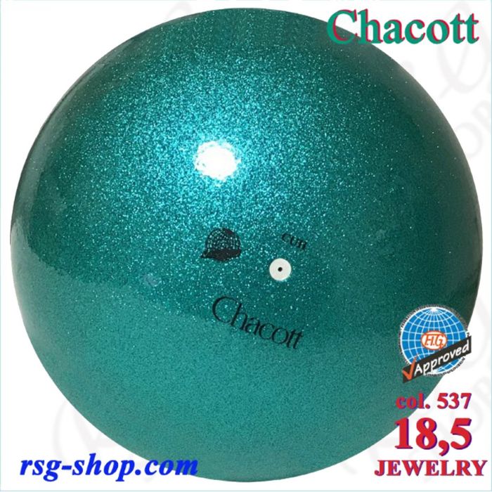 Мяч Chacott Jewelry 18,5cm FIG col. Emerald Green Art. 98537