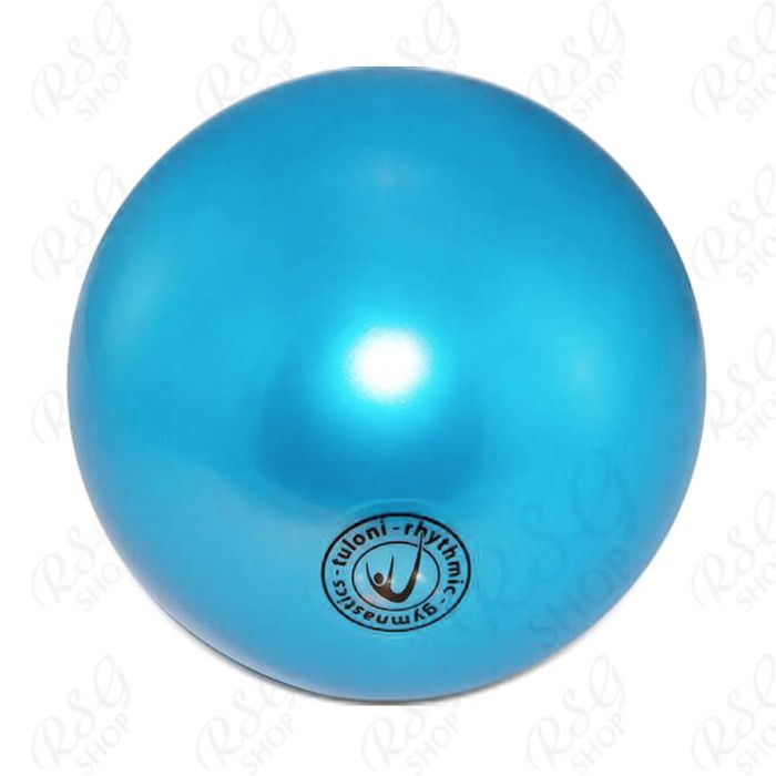Ball Tuloni Metallic 18 cm- Light Blue