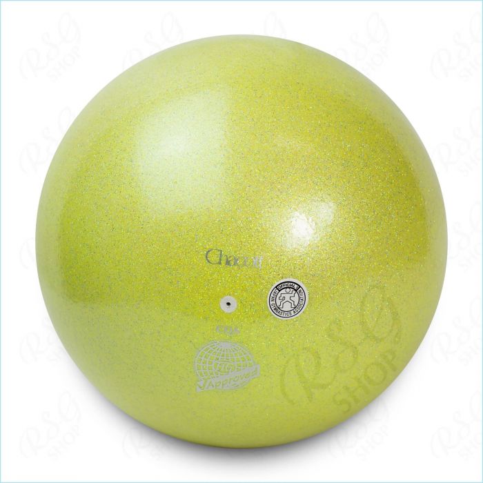 Ball Chacott Prism 18,5cm Lime Yellow Glitter FIG
