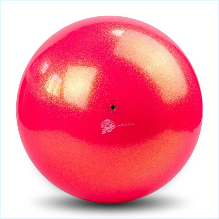 Мяч Pastorelli Glitter HV FIG 18 см Coral