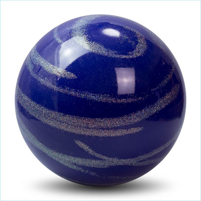 Ball Pastorelli Kiss&Cry RSG Wettkampfball 18cm FIG Glitter Blau-Silber