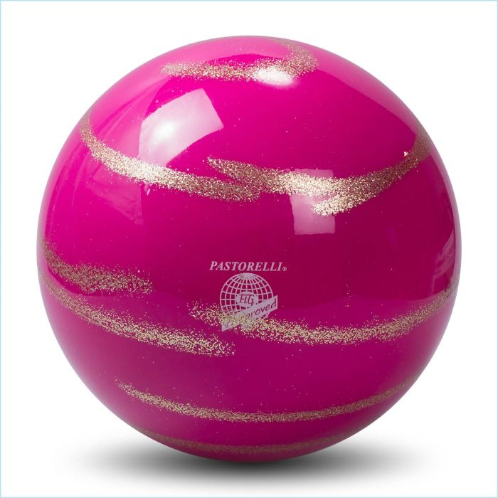 Pastorelli Ball Kiss & Cry RSG Wettkampfball Fuchsie-Gold