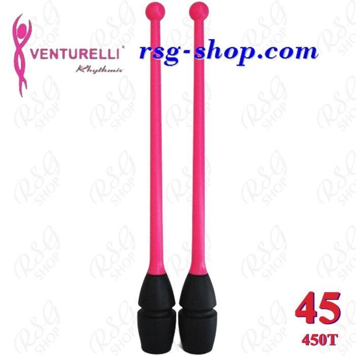 Булавы Venturelli 45 cm col. NeonPink-Black 450T-103002