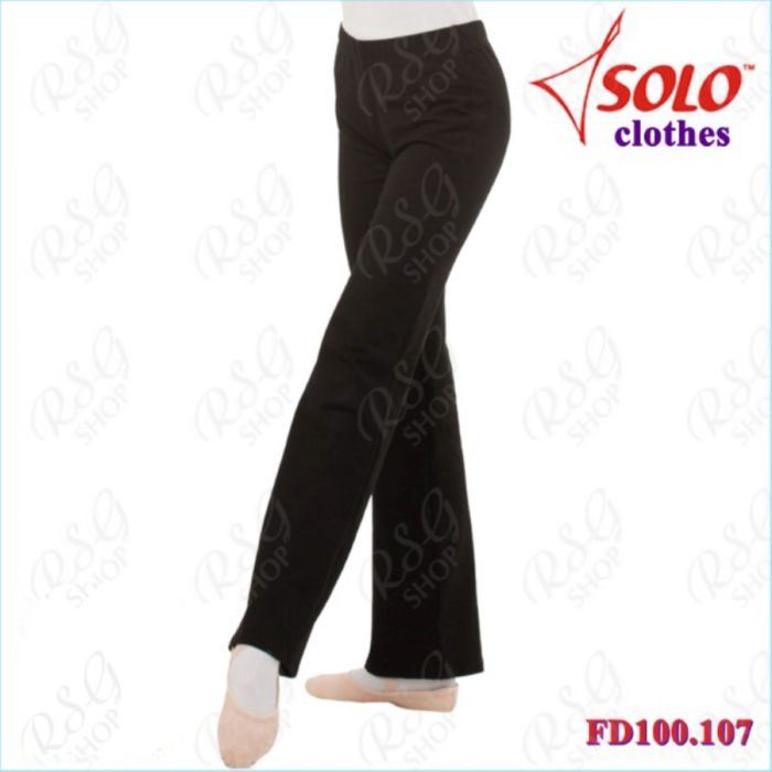 Pantaloni sportivi e da ballo Solo Cotton col. Nero FD100.107