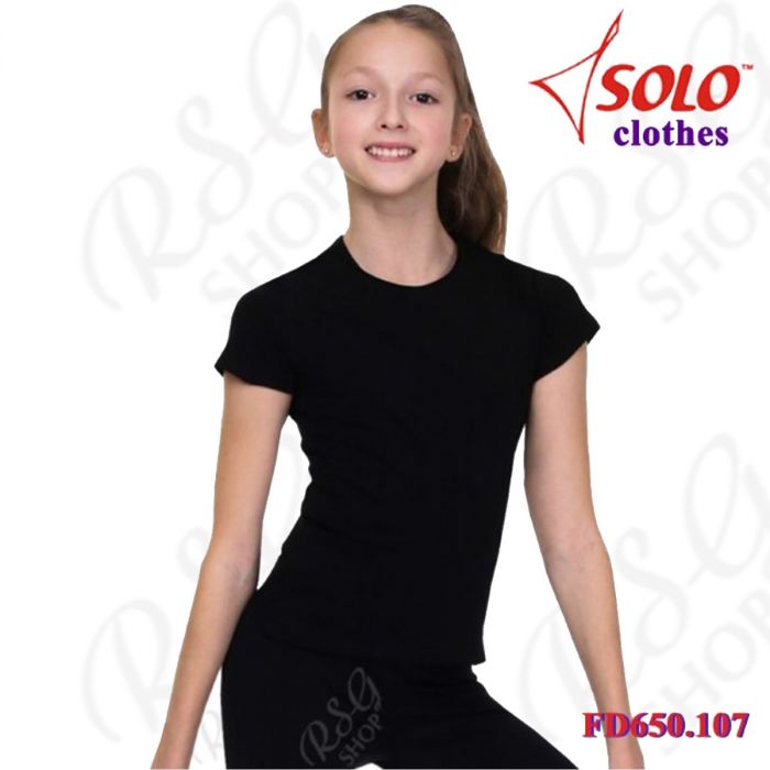 T-Shirt Solo col. Black FD650.107