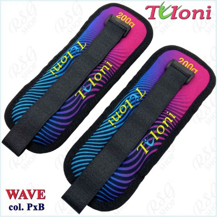Ankle/wrist weights Tuloni pair mod. Wave col. PxB Art. T1072