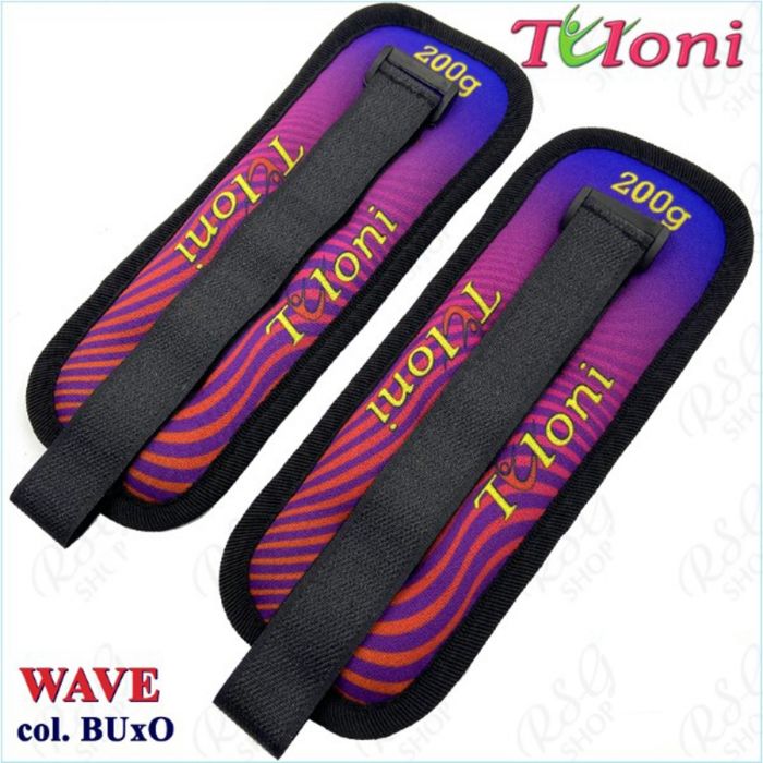 Ankle/wrist weights Tuloni pair mod. Wave col. BUxO Art. T1073