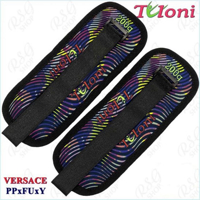 Ankle/wrist weights Tuloni pair mod. Versache col. PPxFUxY Art. T1076