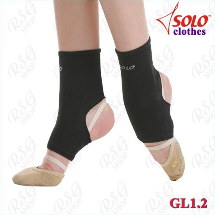 Ankle warmer Solo knited col. Black GL1.2