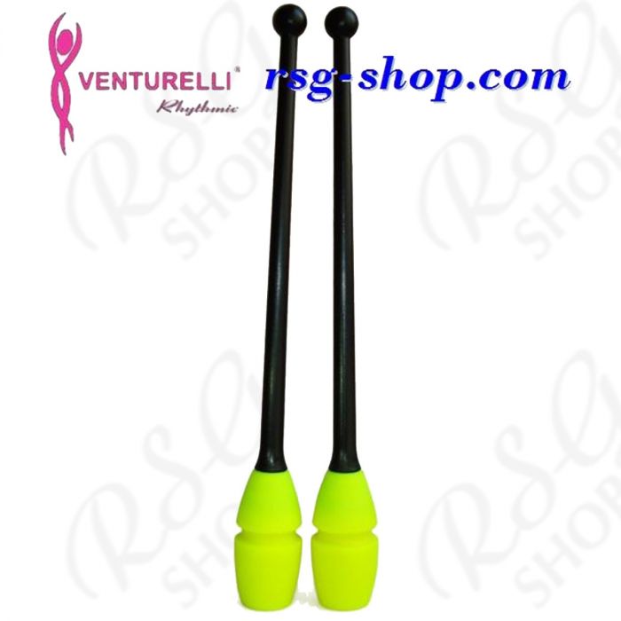 Булавы Venturelli 41 cm Резина col Black-Neon Yellow FIG 415T-118