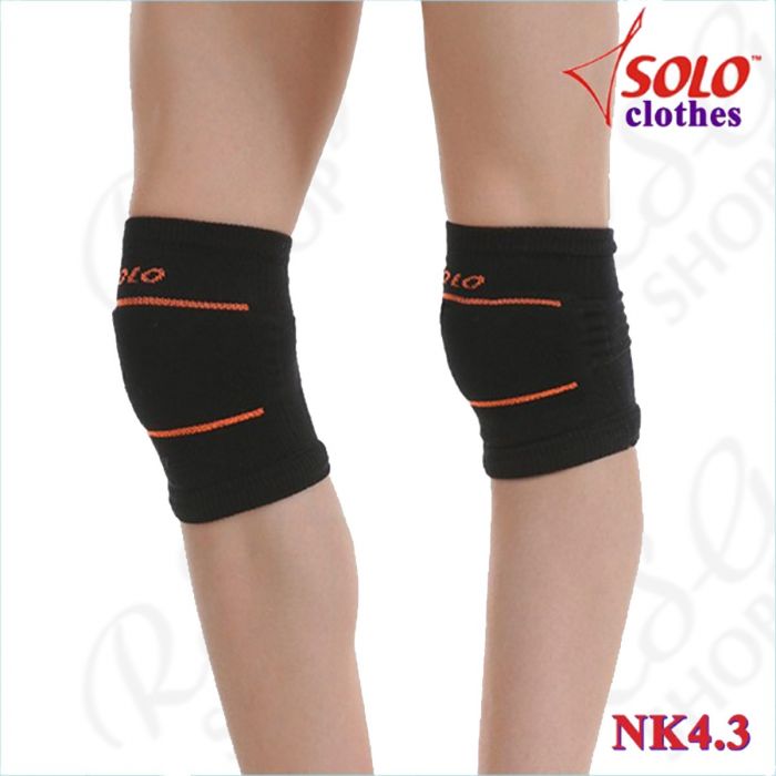 Knee protectors Solo NK4 knited col. Black-Orange NK4.3