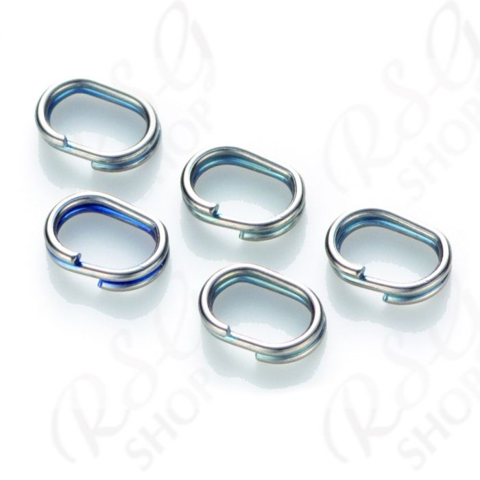Oval carabiner rings Chacott pack 10 pieces Art. 18000