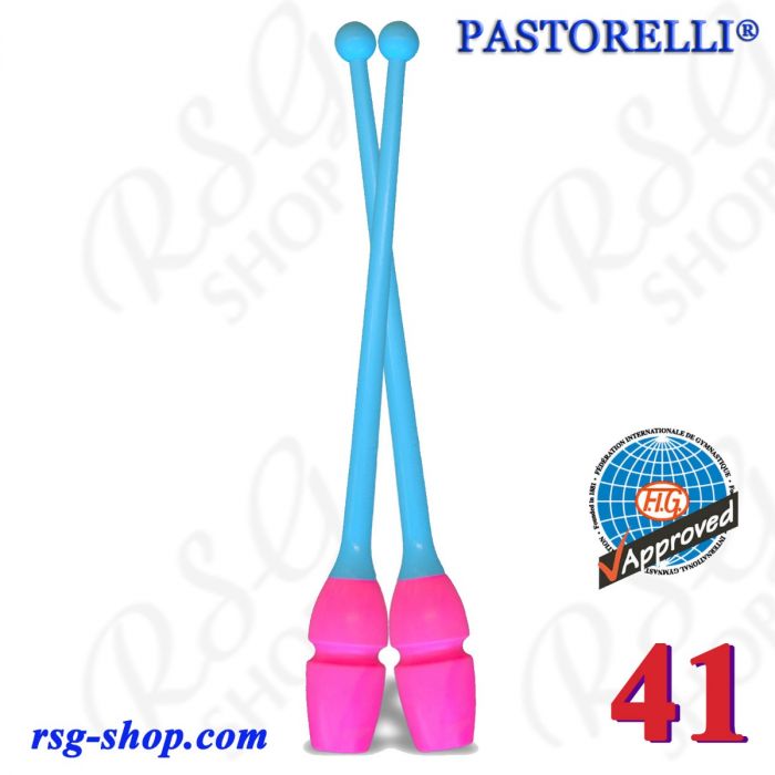 Clavette Pastorelli Celeste-Rosa Masha 41cm FIG