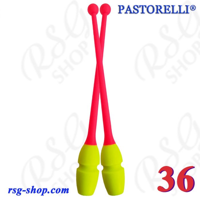 Булавы Pastorelli Junior 36 cm Masha цв. Coral-Lime 04735
