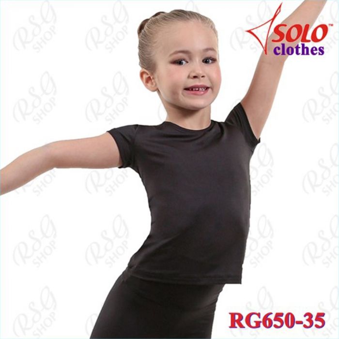 T-Shirt Solo col. Black Art. RG650-35