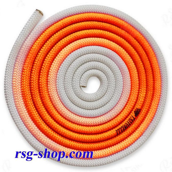 Cuerda 3m Pastorelli mod. New Orleans col. Orange-White FIG 04268